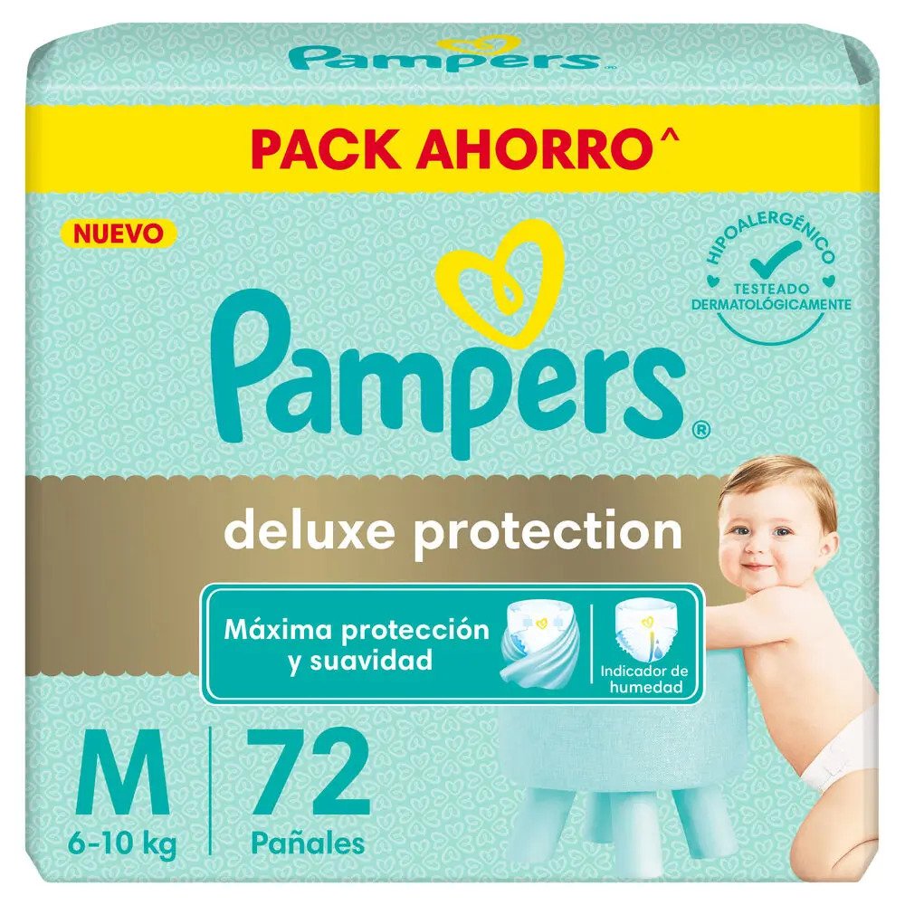 Pampers Premium Deluxe Protection Talle M